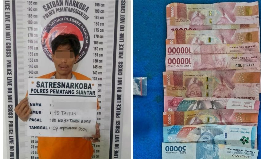 Edarkan Sabu, Seorang Pria Diringkus Polisi di Pinggir Jalan Nagur Pematangsiantar