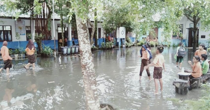 Air dari Pengunungan, Seratusan Rumah Warga Terkena Banjir di Batangkuis