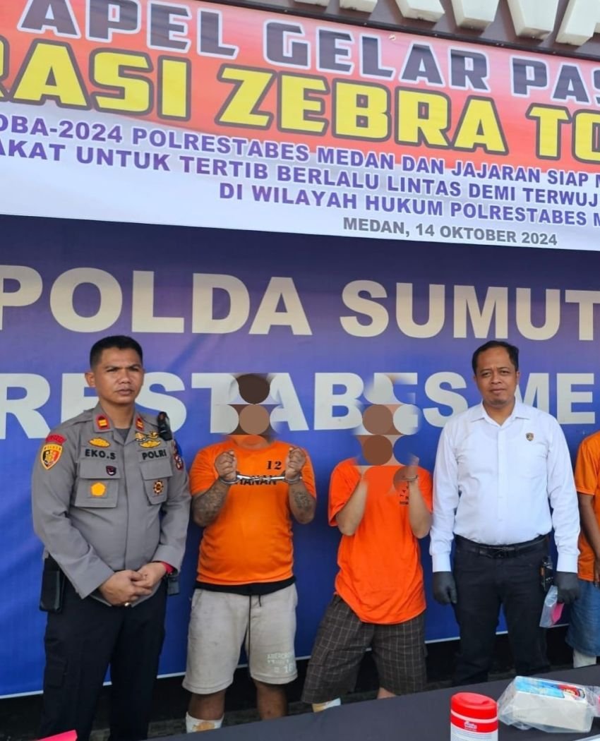 Polsek Medan Tuntungan Ungkap Aksi Curas, Residivis dan Rekannya Ditangkap