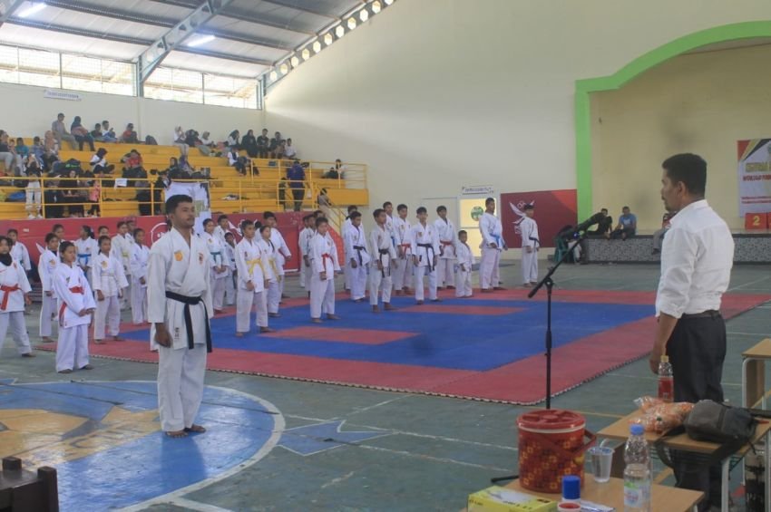 Ratusan Atlet Karate Ikuti Kejurda Porbikawa Sumut di Binjai
