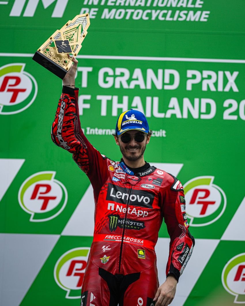Bagnaia Juara MotoGP Thailand 2024