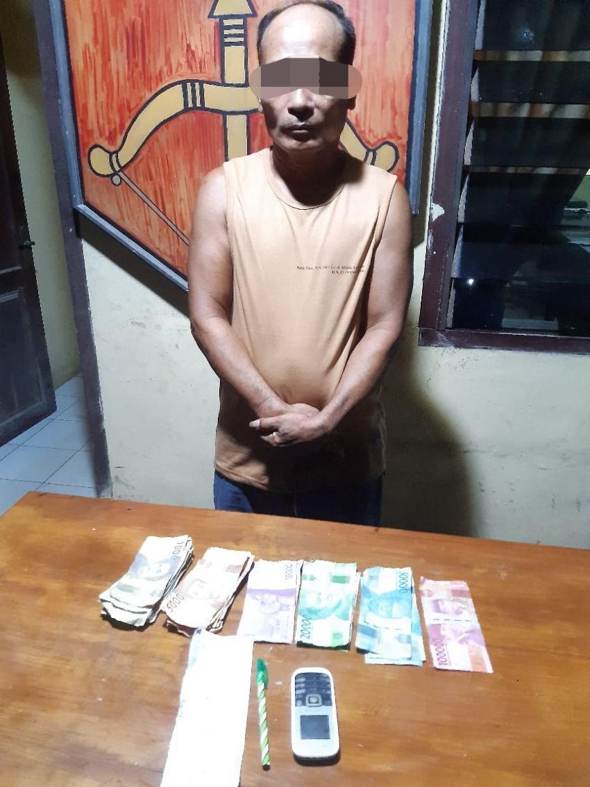 Pelaku Judi Hongkong di Taratak Nagodang Simalungun Ditangkap Polisi
