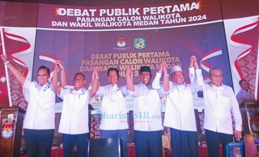 Debat Publik Perdana: Paslon Wali Kota Medan Bahas Solusi Kemacetan dan Pembangunan SDM