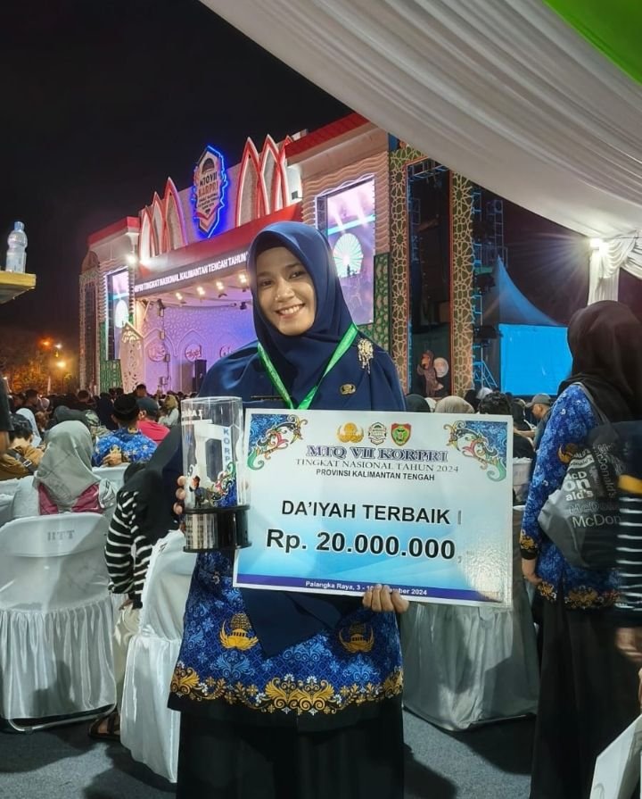 Harumkan Tebingtinggi, Adilla Putri Raih Juara Terbaik 1 MTQ VII Korpri Tingkat Nasional 2024