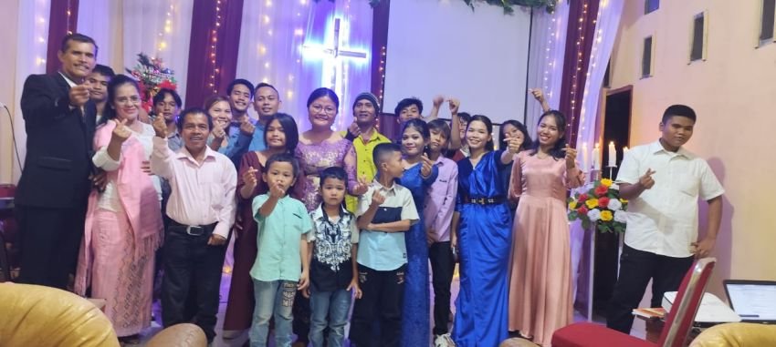 Gereja Pentakosta Patumbak Gelar Perayaan Natal Perdana dengan Penuh Sukacita