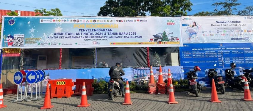 Pelindo Aktifkan Posko Terpadu Angkutan Laut Nataru di Pelabuhan Belawan