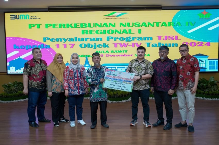 PTPN IV Regional I Salurkan Bantuan TJSL Rp.1,469 miliar Kepada 117 Objek Penerima
