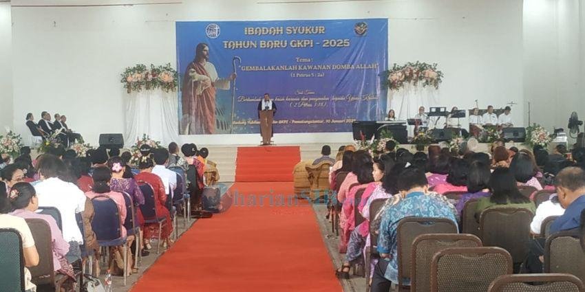 Tahun Penuh Pertumbuhan, GKPI Gelar Ibadah Syukuran Tahun Baru 2025