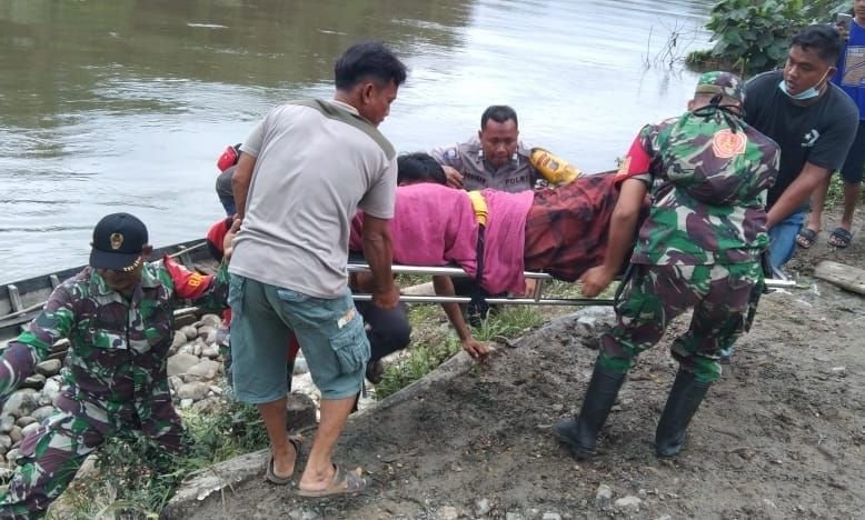 Saipul Ritonga Hanyut di Sungai Kualuh di Desa Kualaberingin