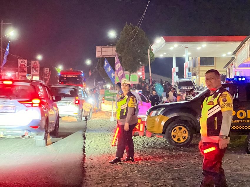 Urai Kemacetan di Jalan Parapat Simpang Dua, Kapolres Pematangsiantar: One Way Kita Berlakukan