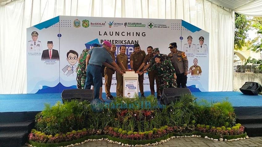 Pj Gubernur Sumut Luncurkan Program Pemeriksaan Kesehatan Gratis di Medan