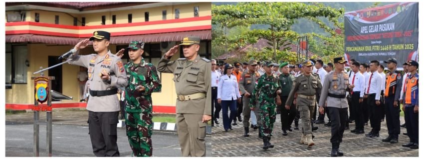 Wakil Bupati Tapteng Hadiri Apel Gelar Ketupat Toba 2025
