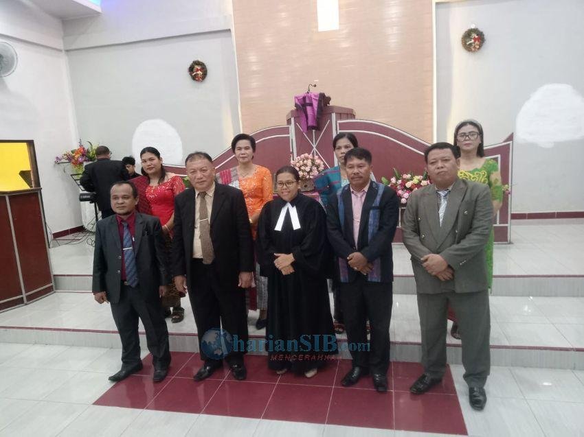St Edy Gibson Saragih Porhanger GKPS Simpang Empat Asahan yang Baru
