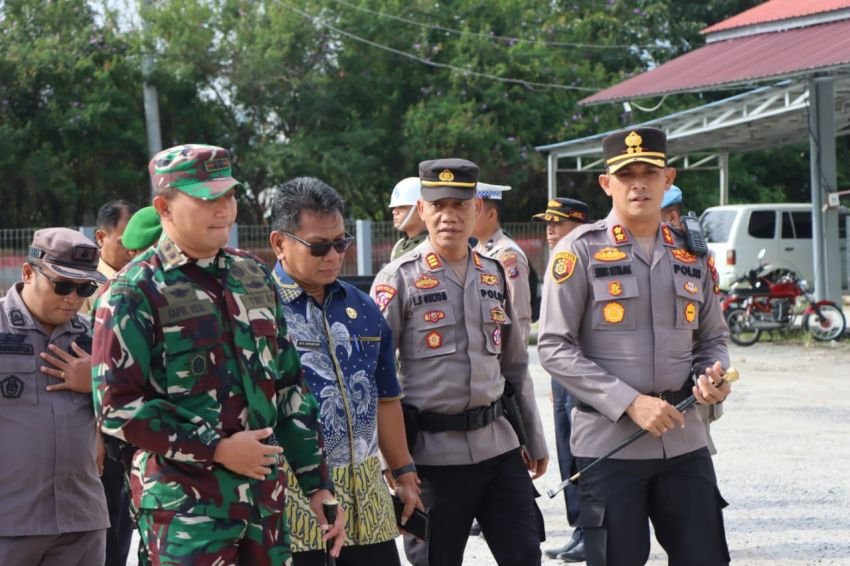 Dandim 0210/ TU Pimpin Apel Gelar Pasukan Operasi Ketupat Toba 2025 di Taput