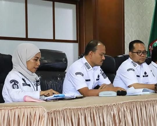 Wali Kota Tanjungbalai Mahyaruddin Salim Pimpin Rakorpem Bersama OPD