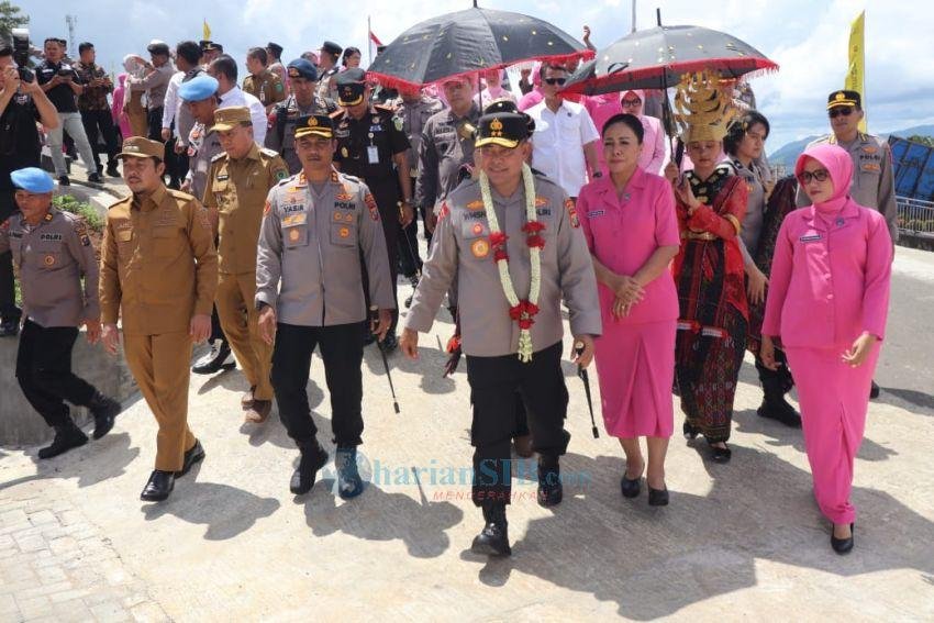 Bupati Paluta Sambut Kunjungan Kerja Kapolda Sumut ke Mapolres Tapsel