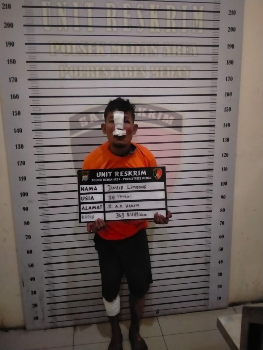 Seorang Pelaku Curanmor Ditembak Polisi di Medan
