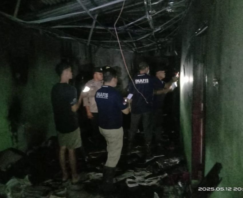 1 Rumah di Tebingtinggi Hangus Terbakar