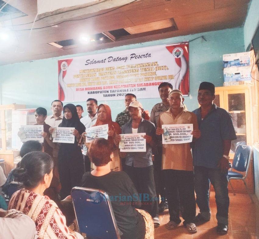Pemerintah Desa Mombang Boru Salurkan BLT Dana Desa Triwulan I