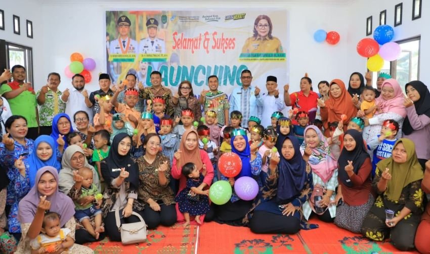 Dinas PPKB Labura Launching Program Tamasya di Aekkuo
