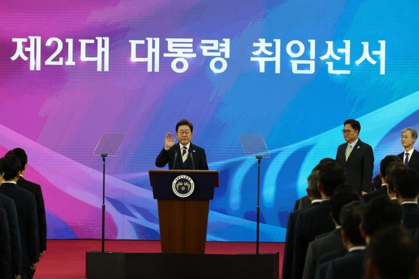 Lee Jae-myung Dilantik Jadi Presiden Baru Korea Selatan