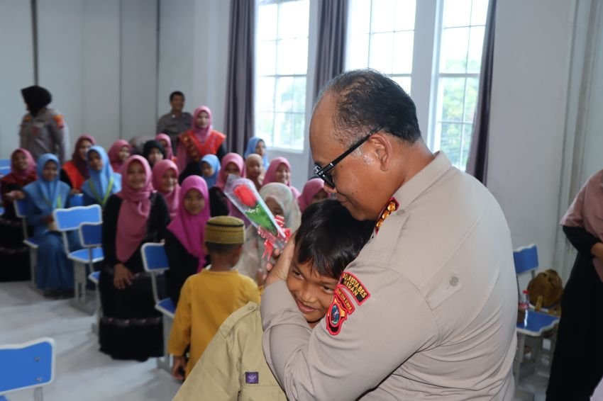 Jelang HUT ke-79 Bhayangkara, Polrestabes Medan Peduli dan Berbagi di Panti Asuhan Aisyiyah