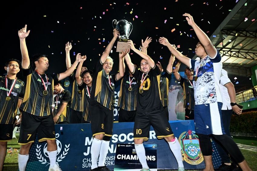 MSJC Juara Turnamen Mini Soccer Jurnalis Championship 2025 Piala Gubsu