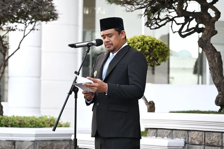 Bobby Nasution Serukan Lagu Indonesia Raya Diputar di Seluruh Kantor Pemerintah dan Swasta di Sumut