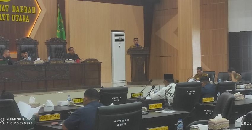 Wabup Hadiri Rapat Tentang RPJMD Labura 2025-2029 di Kantor DPRD, 17 Prioritas Pembangunan Disampaikan