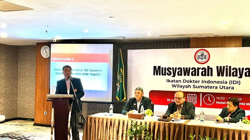 Ery Suhaymi Terpilih Aklamasi sebagai Ketua IDI Sumut 2025-2028