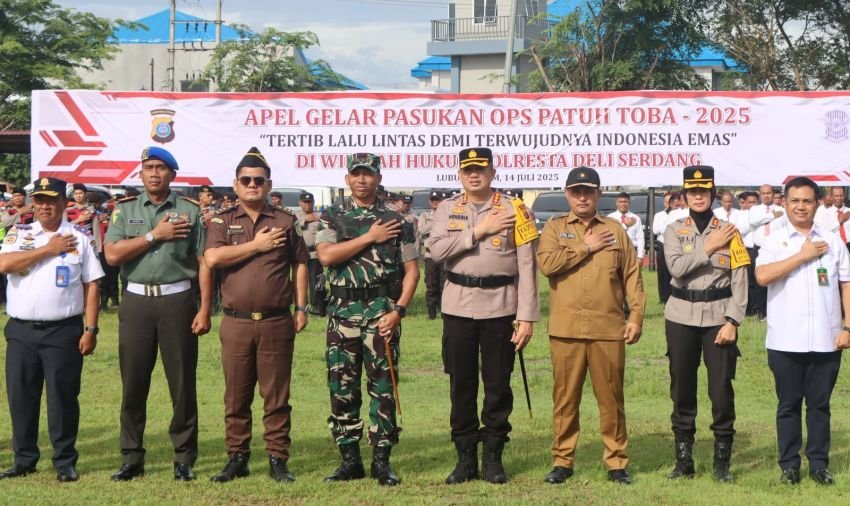 Polresta Deliserdang Gelar Operasi Patuh Toba 2025