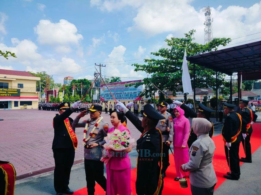 Penyambuatan Kapolres Tanjungbalai, AKBP Yon Edi : Tolong Bantu Kapolres Yang Baru