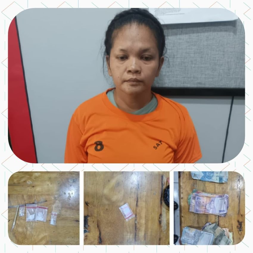 Satres Narkoba Ringkus IRT Terduga Pengedar Sabu di Medan Deli