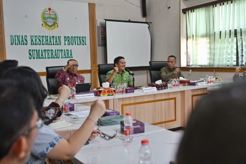 Sekda Sumut Dorong Dinkes Prioritaskan UHC, Penurunan Stunting, dan Makan Bergizi Gratis