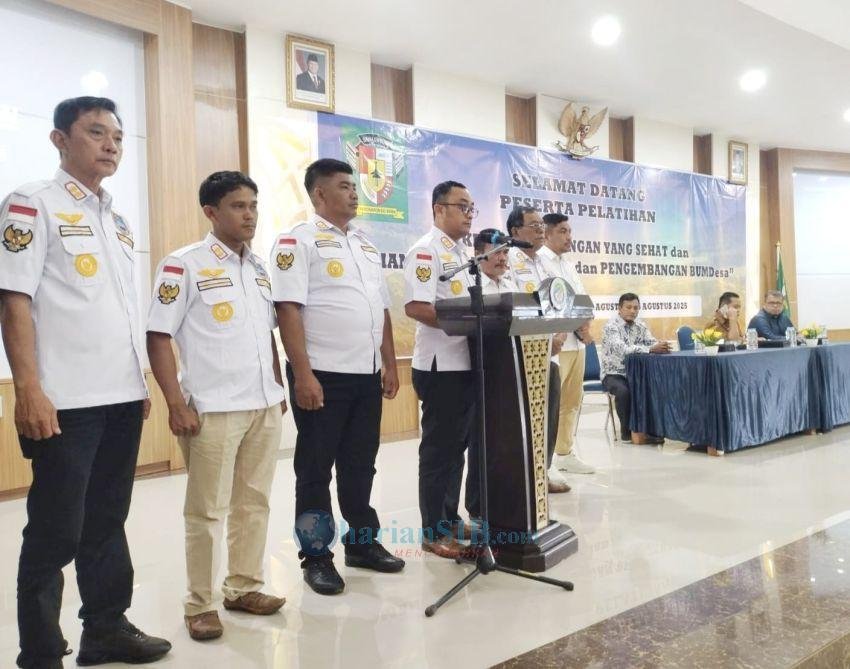 Buka Pelatihan Ketahanan Pangan, Bupati Simalungun Ingatkan BumNag Kelola Anggaran dengan Hati-hati