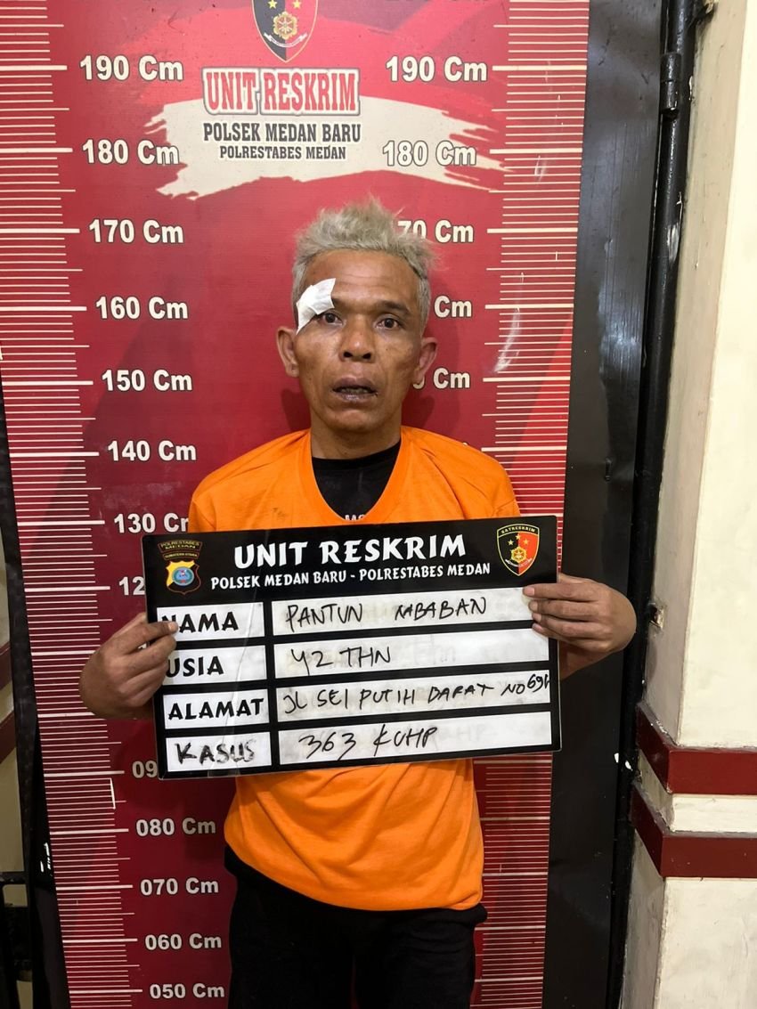 Tak Sampai 2 Jam, Polsek Medan Baru Ringkus Pelaku Curanmor
