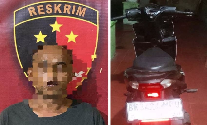 Rampok Sepeda Motor, Pelaku Tikam Teman SD di Tanjungmorawa