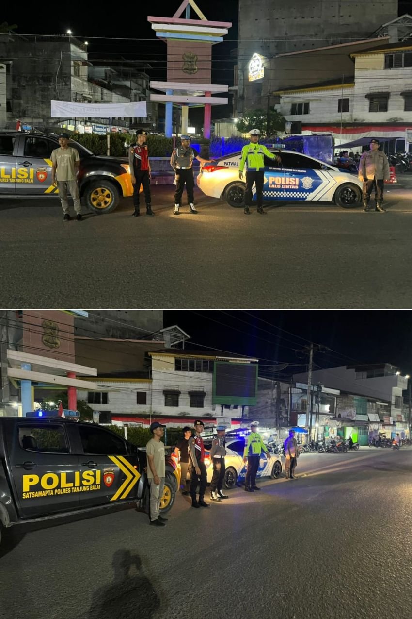 Polres Tanjungbalai Gelar Patroli Malam, Tekan Premanisme dan Balap Liar