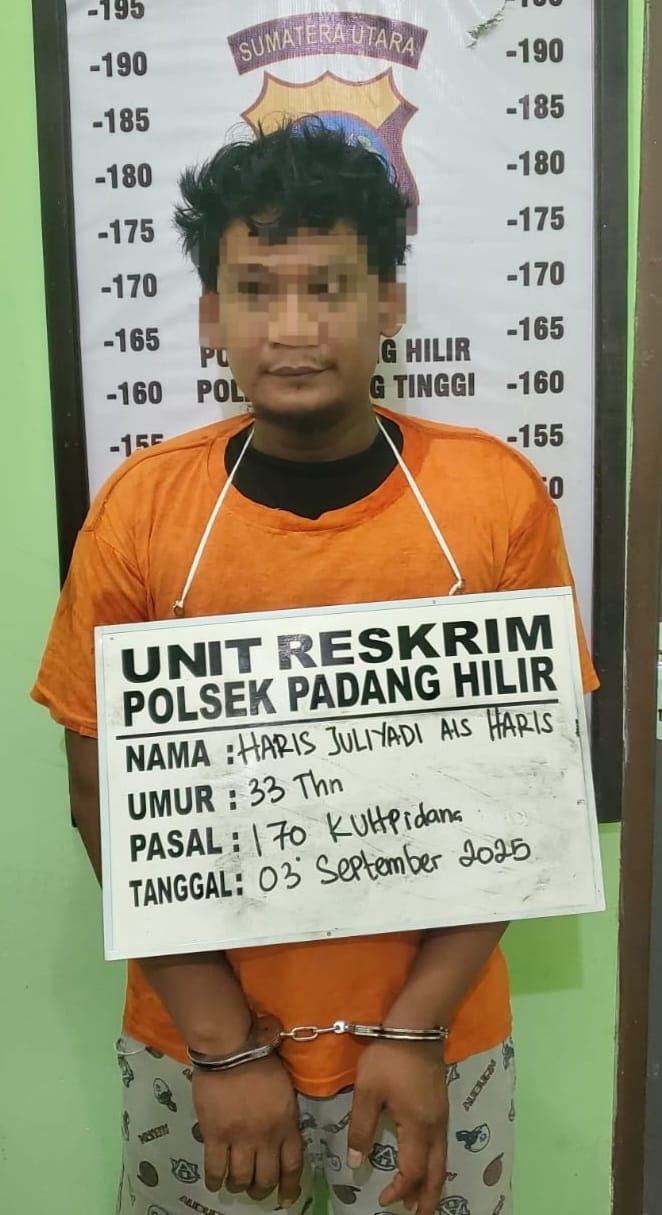 1 dari 2 Pelaku Penganiayaan Diringkus Polsek Padanghilir
