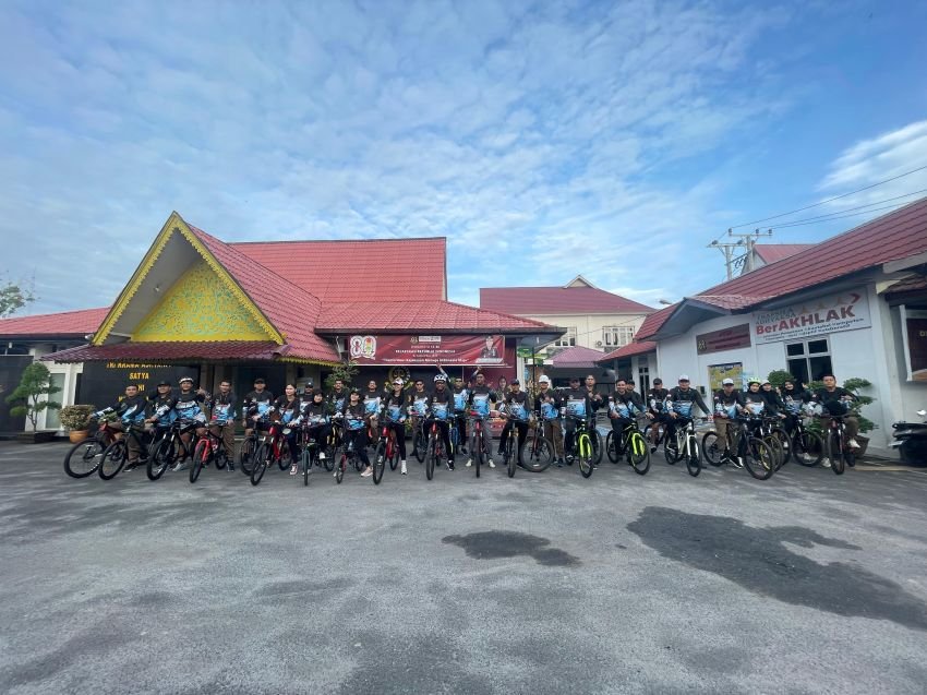 Kejari Asahan Laksanakan Gowes Jelajah Adhyaksa