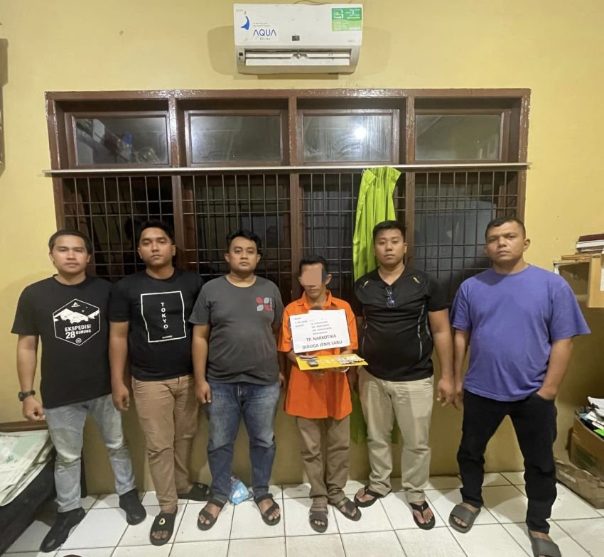 Polisi Tangkap Warga Pasar Belakang Sibolga Terkait Kasus Sabu