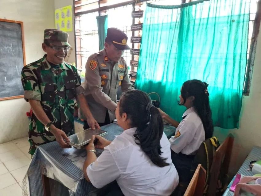 Dukung Program Nasional, Polres Tanah Karo Hadiri Launching SPPG di Tigabinanga