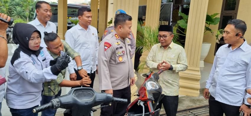 Ops Kewilayahan Kancil Toba 2025 Polres Labusel, Ringkus 8 Pelaku Ranmor