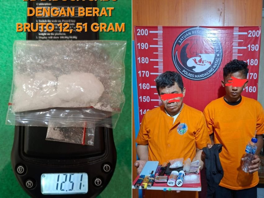 Dua Pria Ditangkap Polisi Saat Transaksi di Warung, 12,51 Gram Sabu Disita