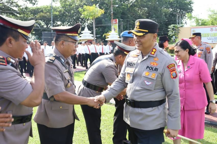 Kapolres Labuhanbatu Pimpin Sertijab PJU dan Kapolsek