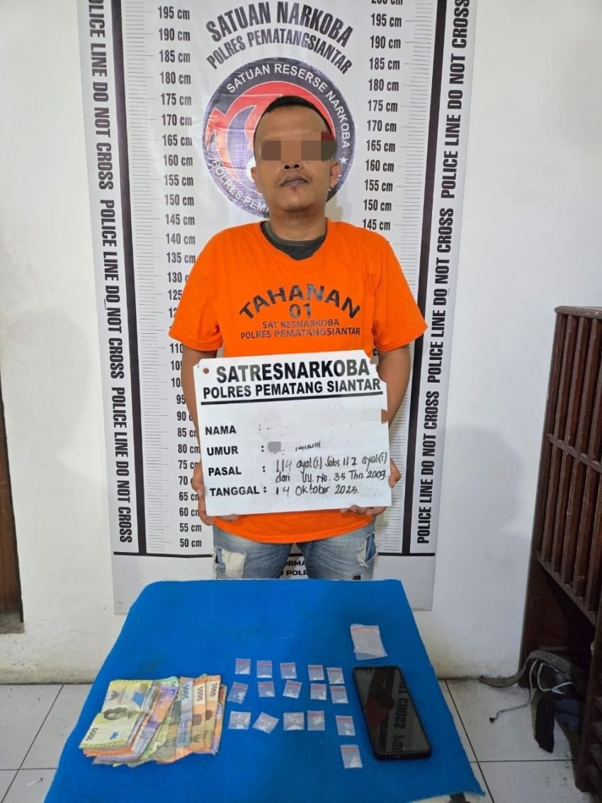 Ditangkap di Teras Rumah, Polisi Sita Sabu 16 Paket dari Zainal