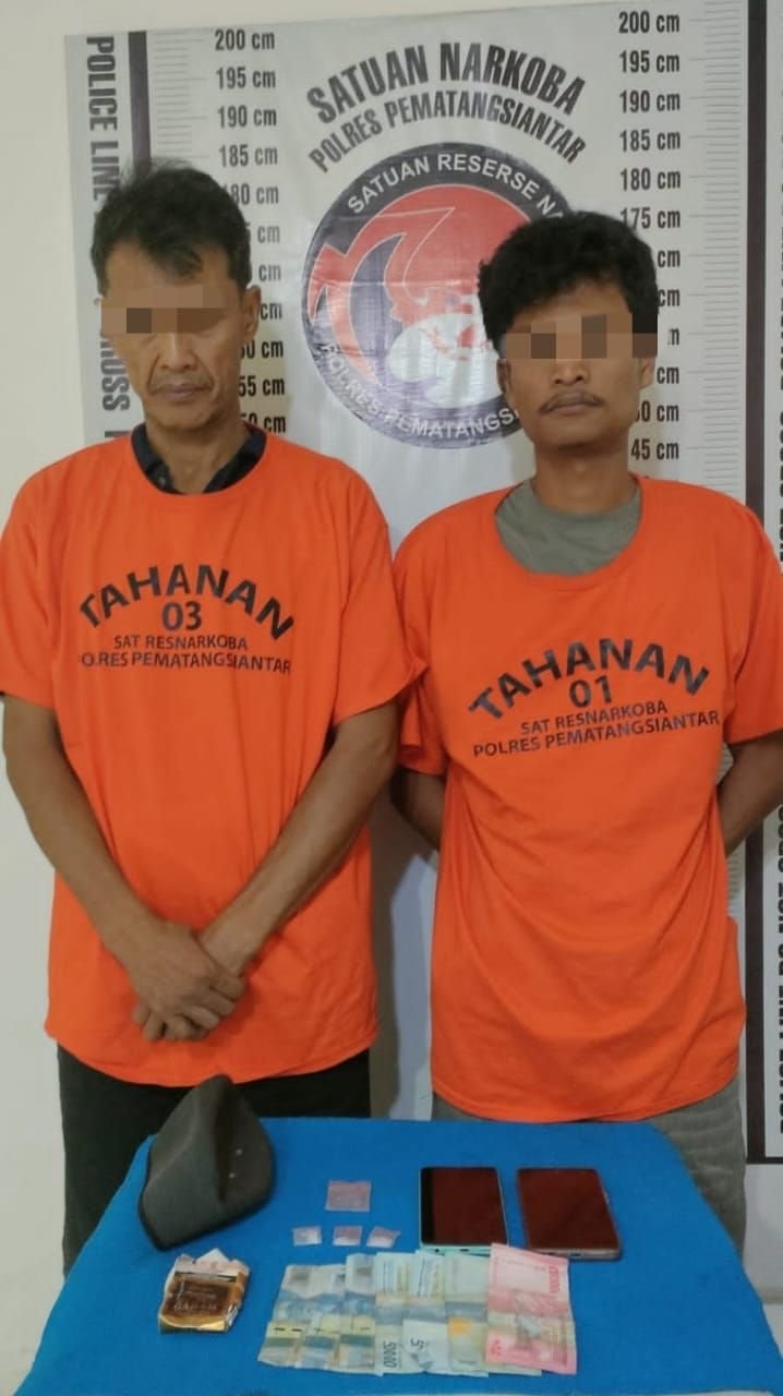 Polres Pematangsiantar Ringkus Dua Pengedar Sabu di Jalan Pesantren