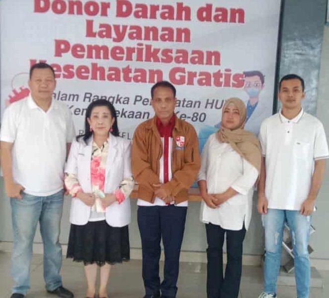PSPI Raya - Medan dan Drg Anita Gelar Penyegaran Iman dan Pemeriksaan Kesehatan di Rutan Tanjunggusta Medan