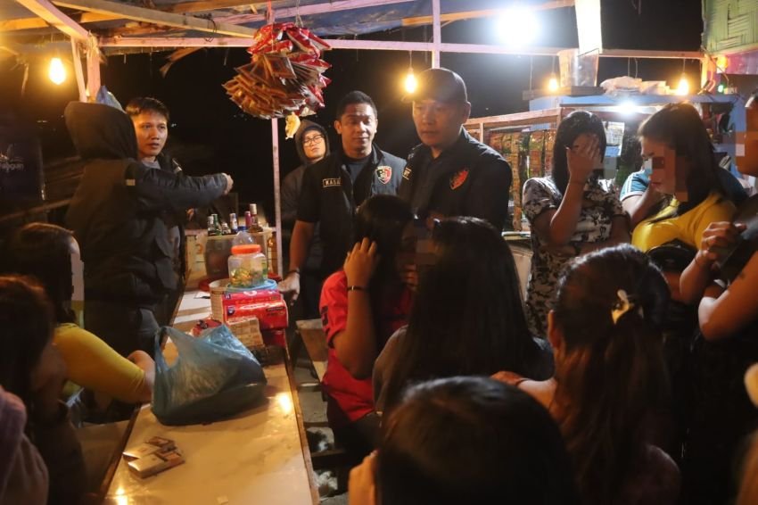 Gelar Razia Pekat, Polres Tanah Karo Amankan 23 Orang di Dua Kafe Remang-remang